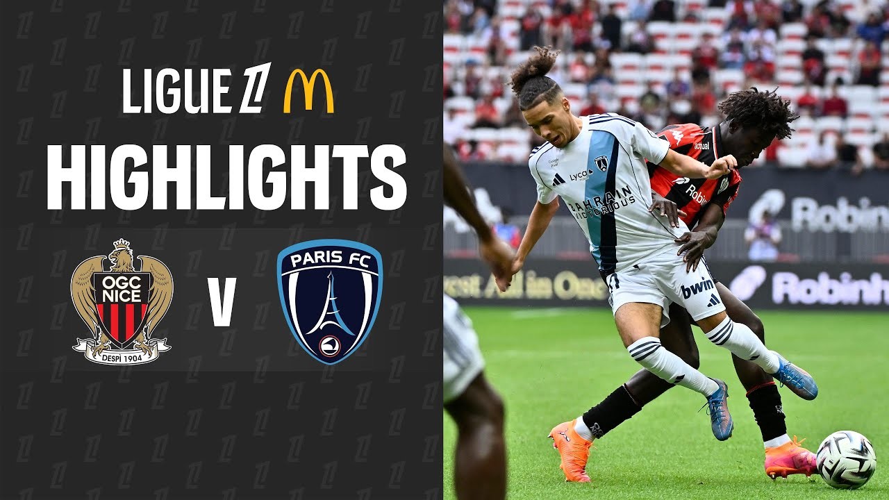 #ไฮไลท์ฟุตบอล [ นีซ 1 - 1 ปารีส เอฟซี ] ลีกเอิง ฝรั่งเศส 2025/29.9.68