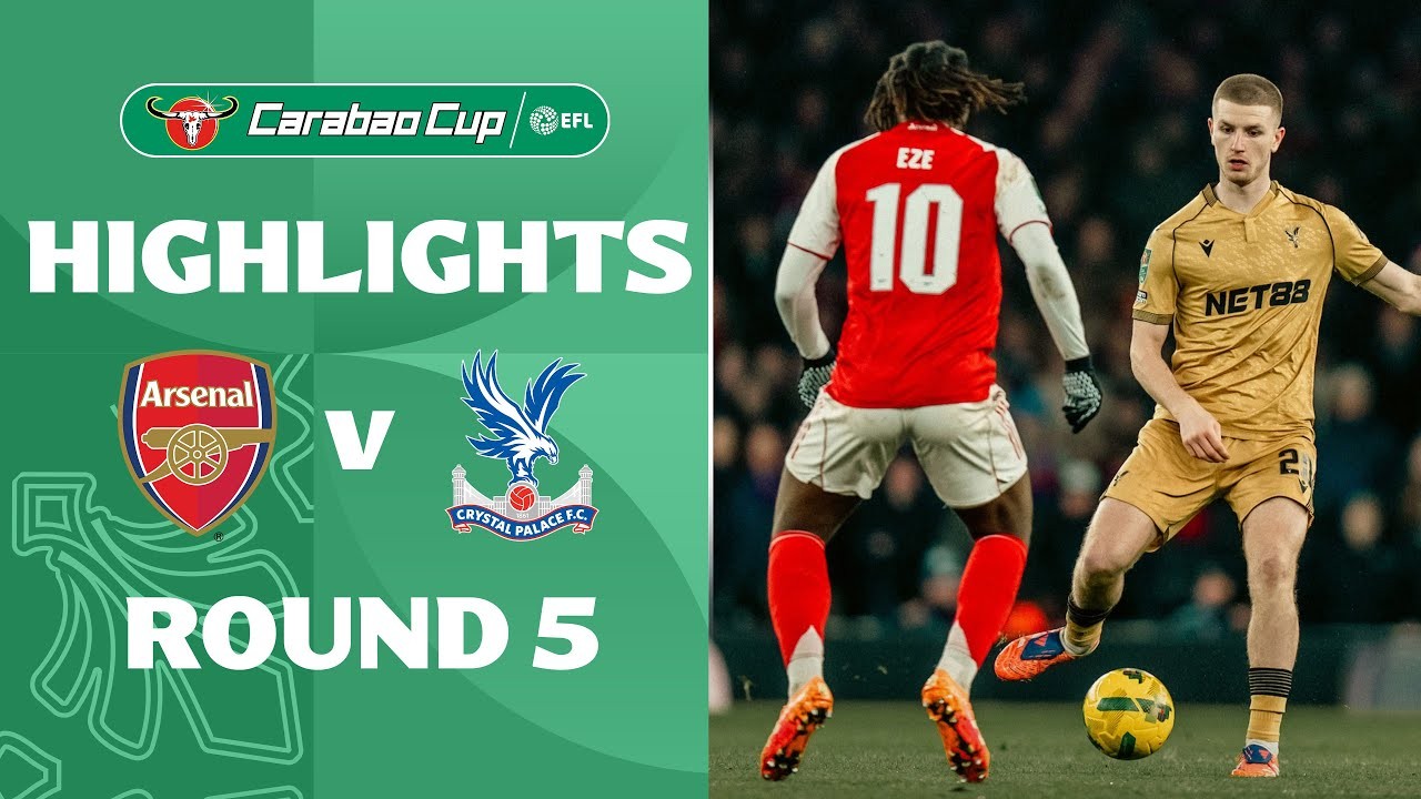 #ไฮไลท์ฟุตบอล [ อาร์เซน่อล 1 - 1 คริสตัล พาเลซ (จุดโทษ 8 - 7) ] คาราบาว คัพ อังกฤษ 2025/24.12.68