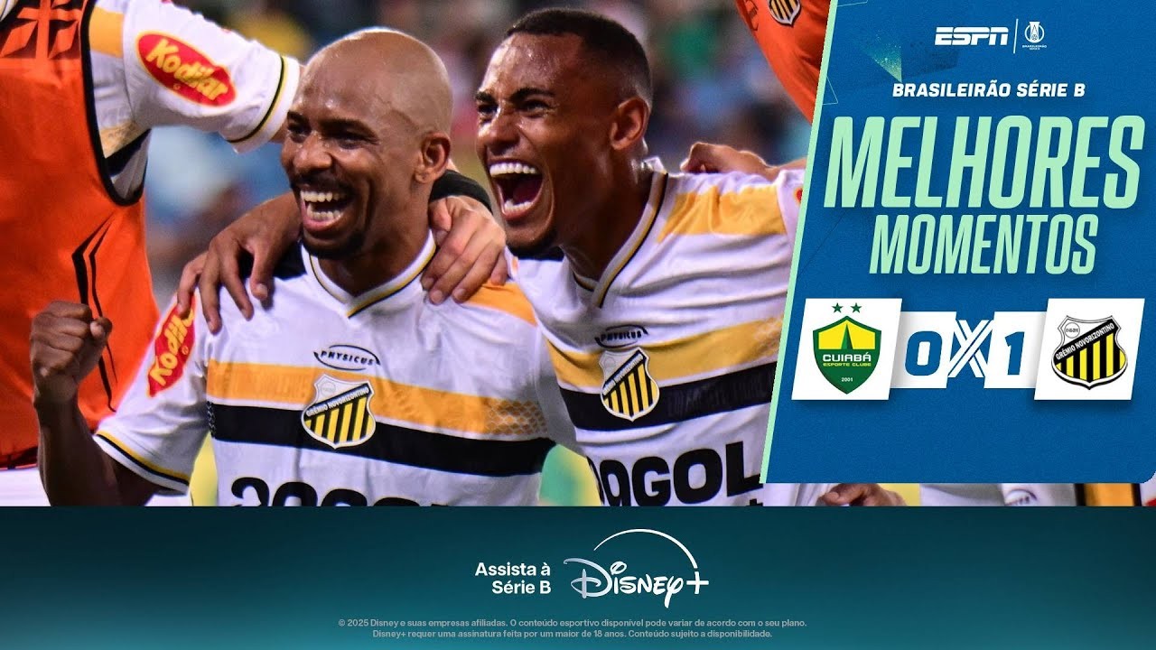 #ไฮไลท์ฟุตบอล [ คุยอาบา 0 - 1 เกรมิโอ โนโวริซอนติโน่ ] บราซิล ซีรี่ย์บี 2025/9.10.68