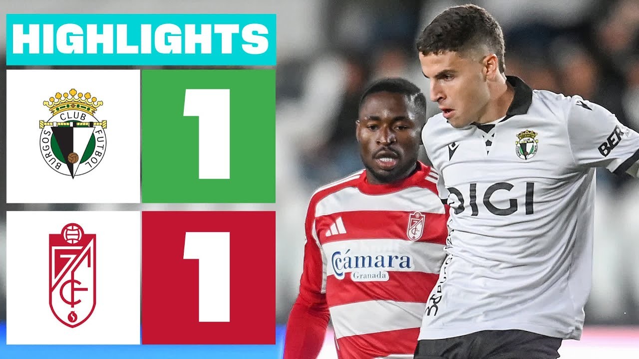 #ไฮไลท์ฟุตบอล [ บูร์โกส ซีเอฟ 1 - 1 กรานาด้า ] อเดลันเต้ สเปน 2025/23.9.68