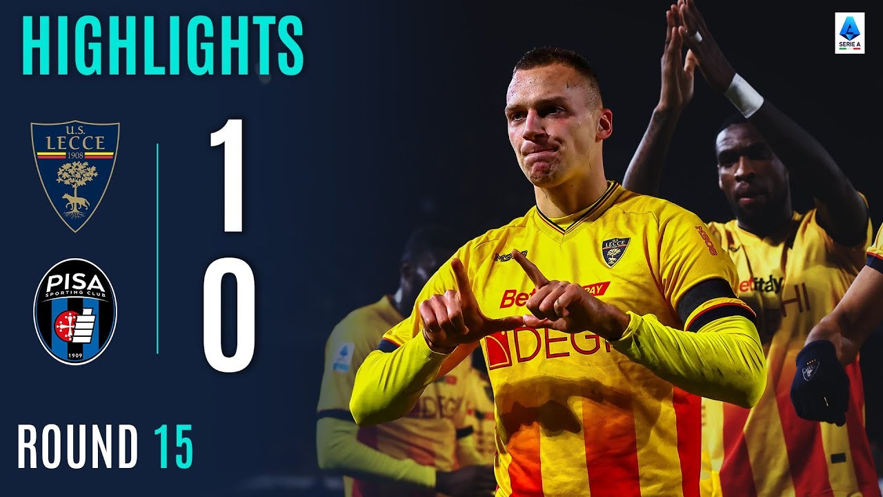 #ไฮไลท์ฟุตบอล [ เลชเช่ 1 - 0 ปิซ่า ] กัลโช่ เซเรียอา อิตาลี 2025/13.12.68